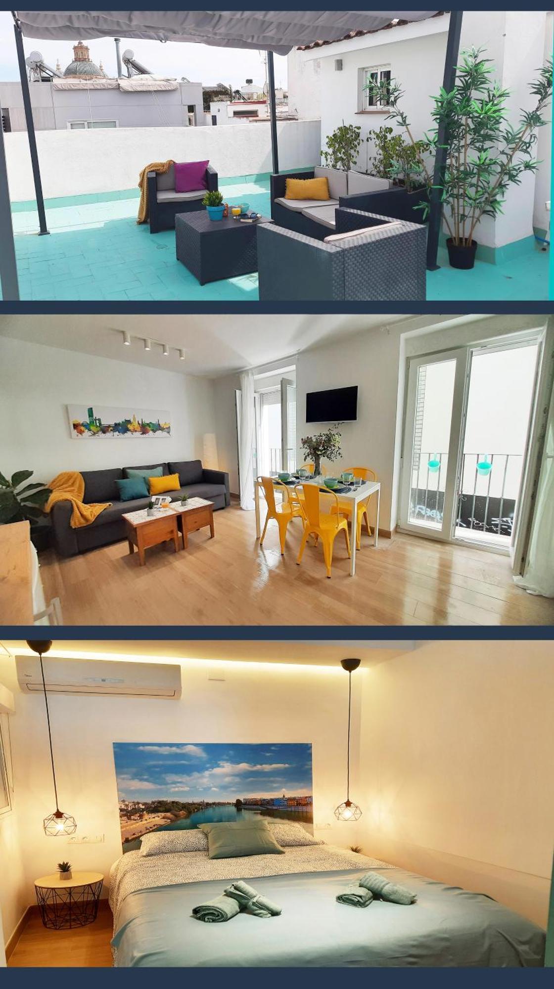 Lovely Center Apartments - Alameda Sunny Terrace Seville Luaran gambar